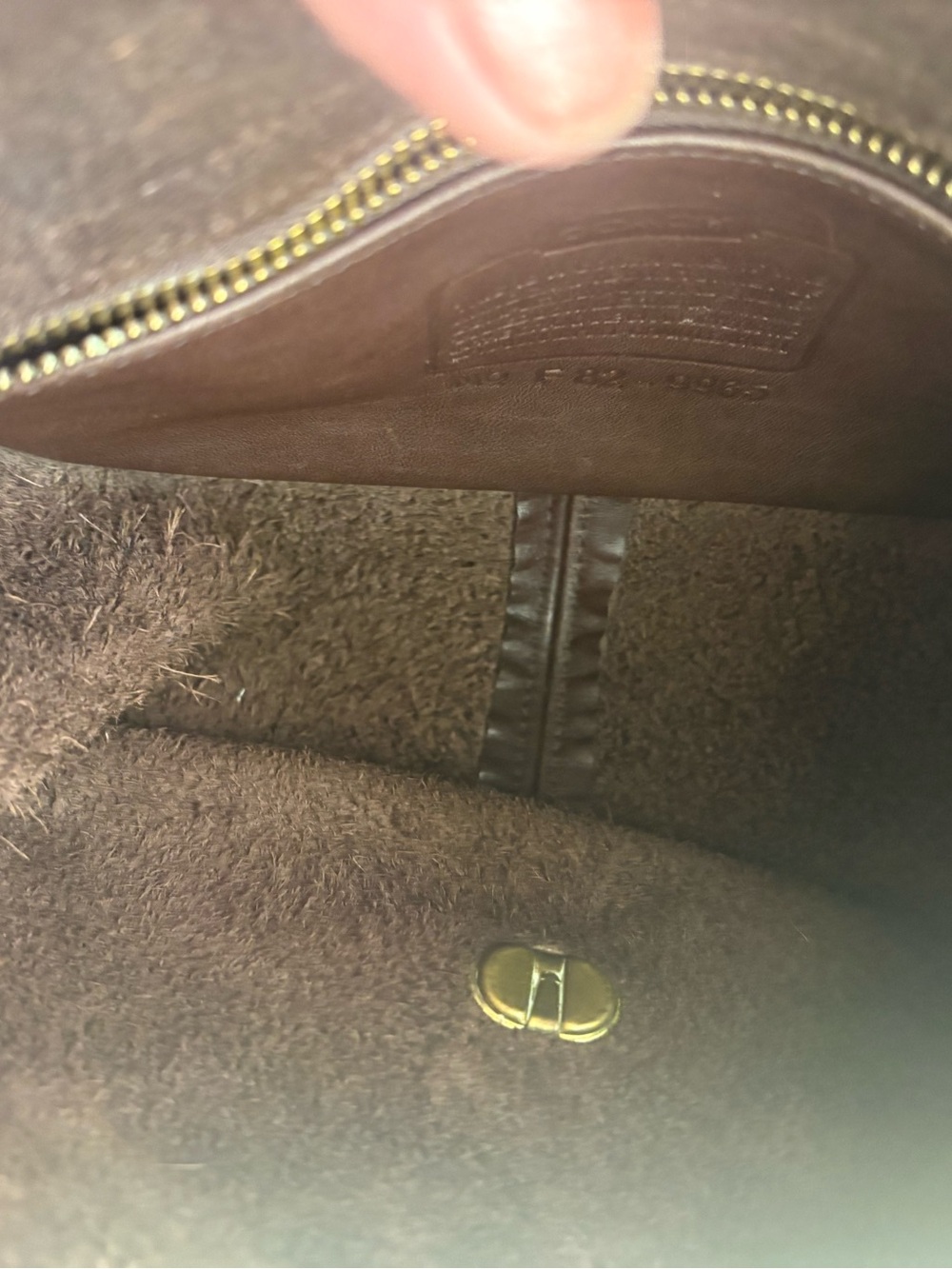 Coach Vintage  Legacy Small Flap Style # 9965 Brown - Picture 5 of 5